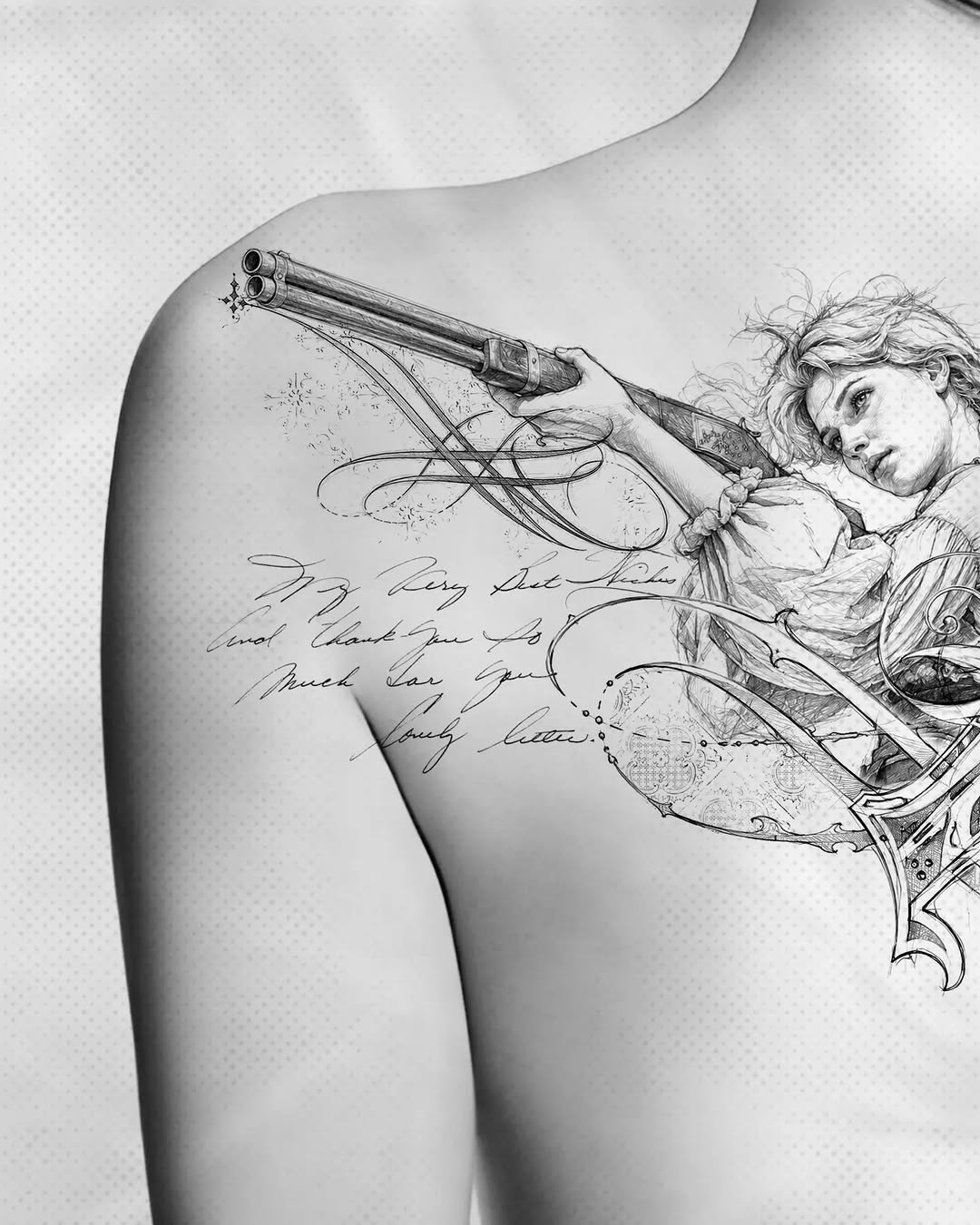 Tattoo by @occisoo.art โ black_and_grey, realism
