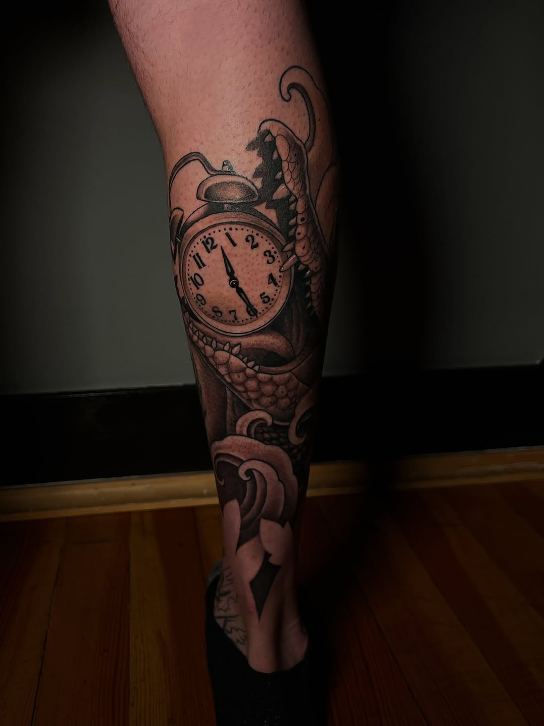 Tattoo by @maya.wild.art โ black_and_grey, realism