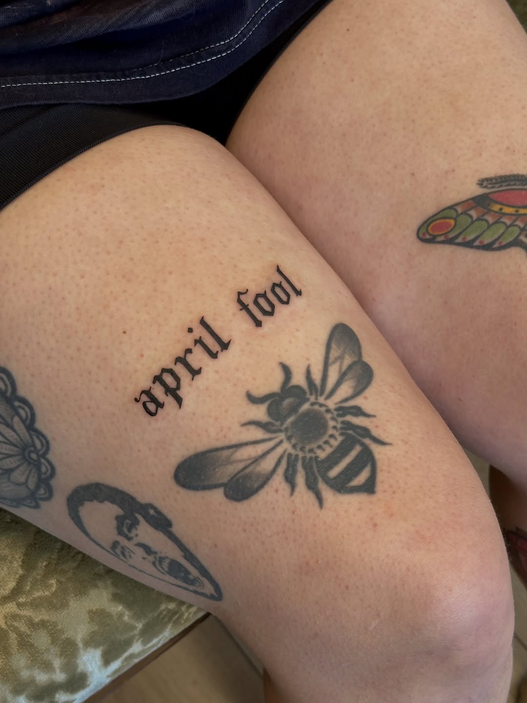 Tattoo by @apri1fish β lettering_script, black_and_grey