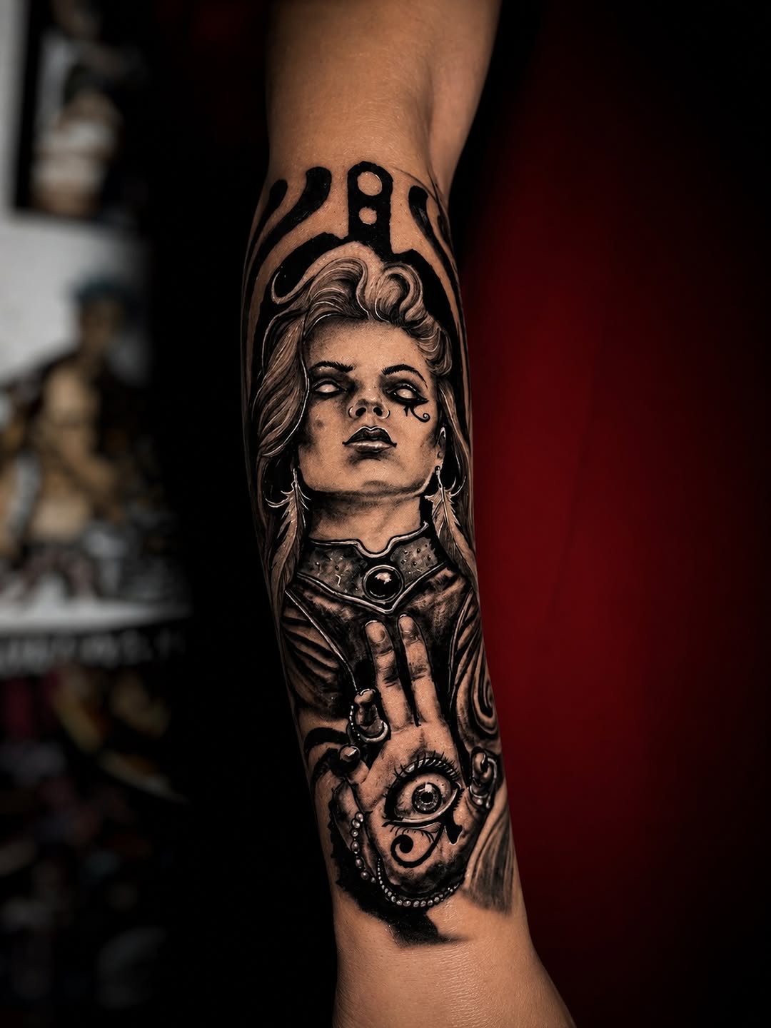 Tattoo by @m_kytattoo — realism, black_and_grey