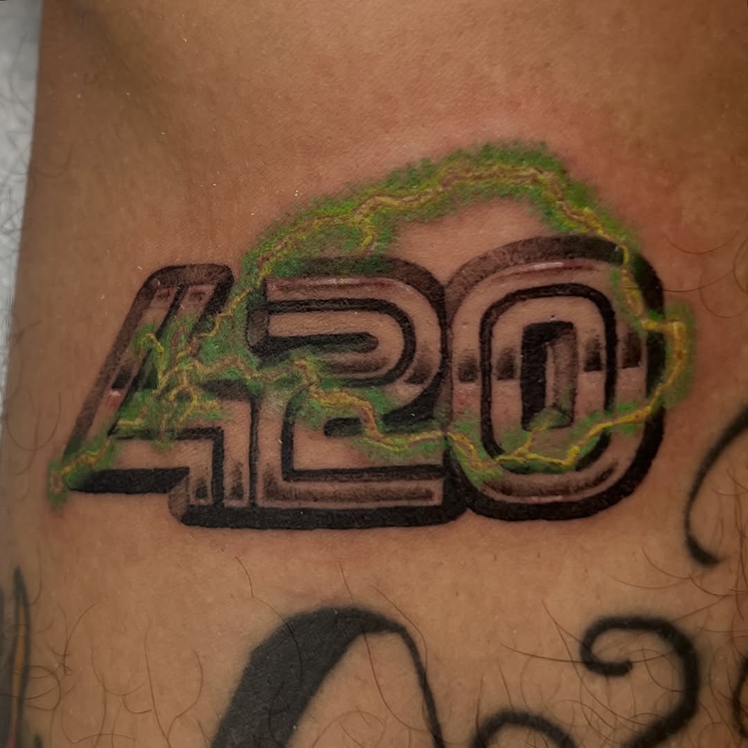Tattoo by @battlekatgalactica — lettering_script