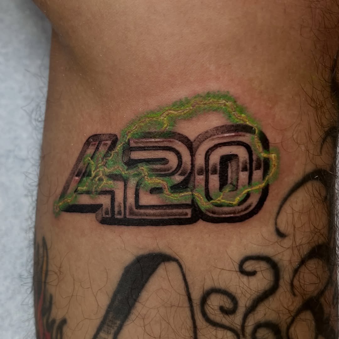 Tattoo by @battlekatgalactica — lettering_script