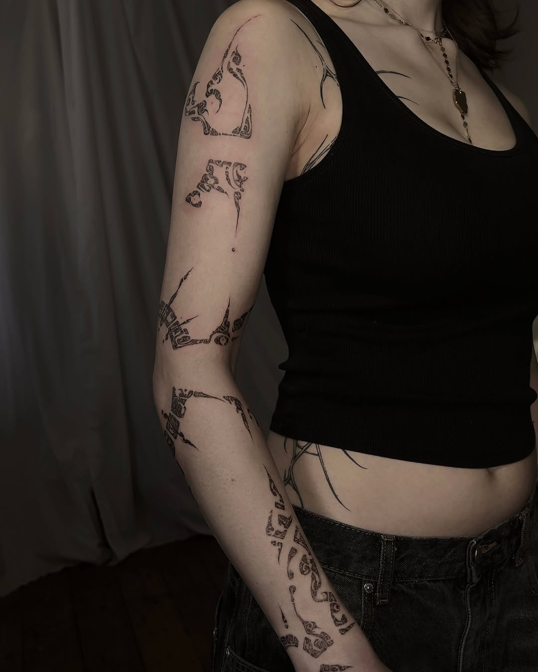 Tattoo by @orbritual โ blackwork, geometric