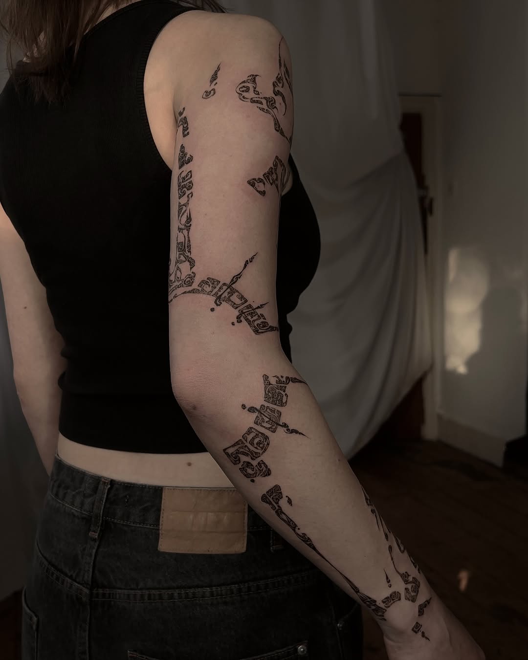 Tattoo by @orbritual โ blackwork, geometric