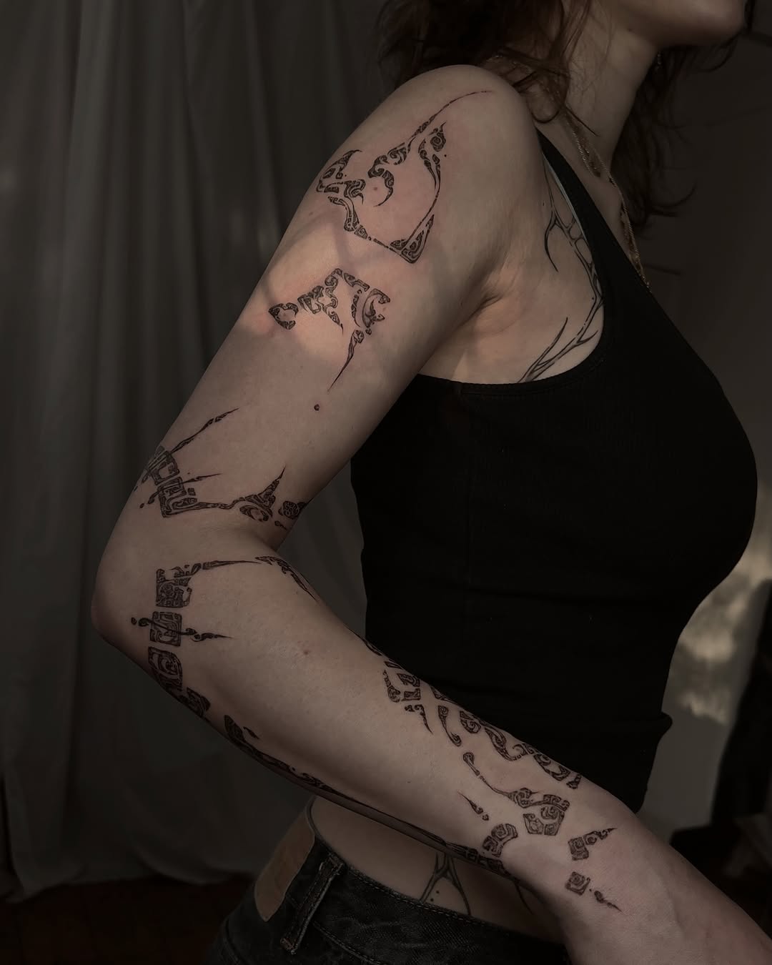 Tattoo by @orbritual โ blackwork, ornamental
