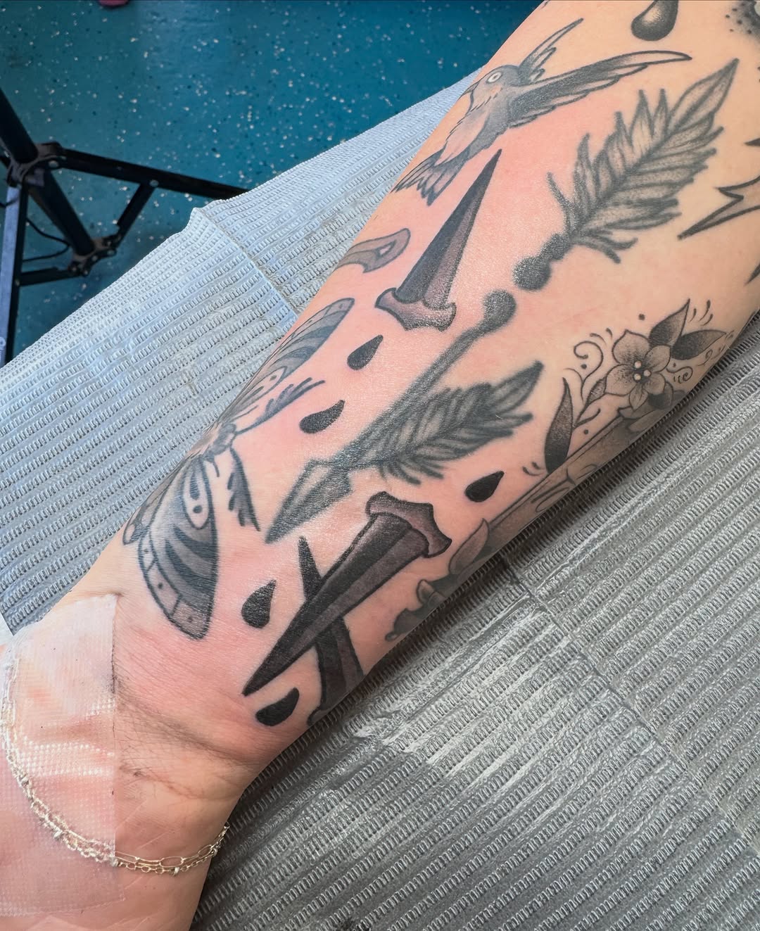 Tattoo by @averagewillie β american_traditional, black_and_grey