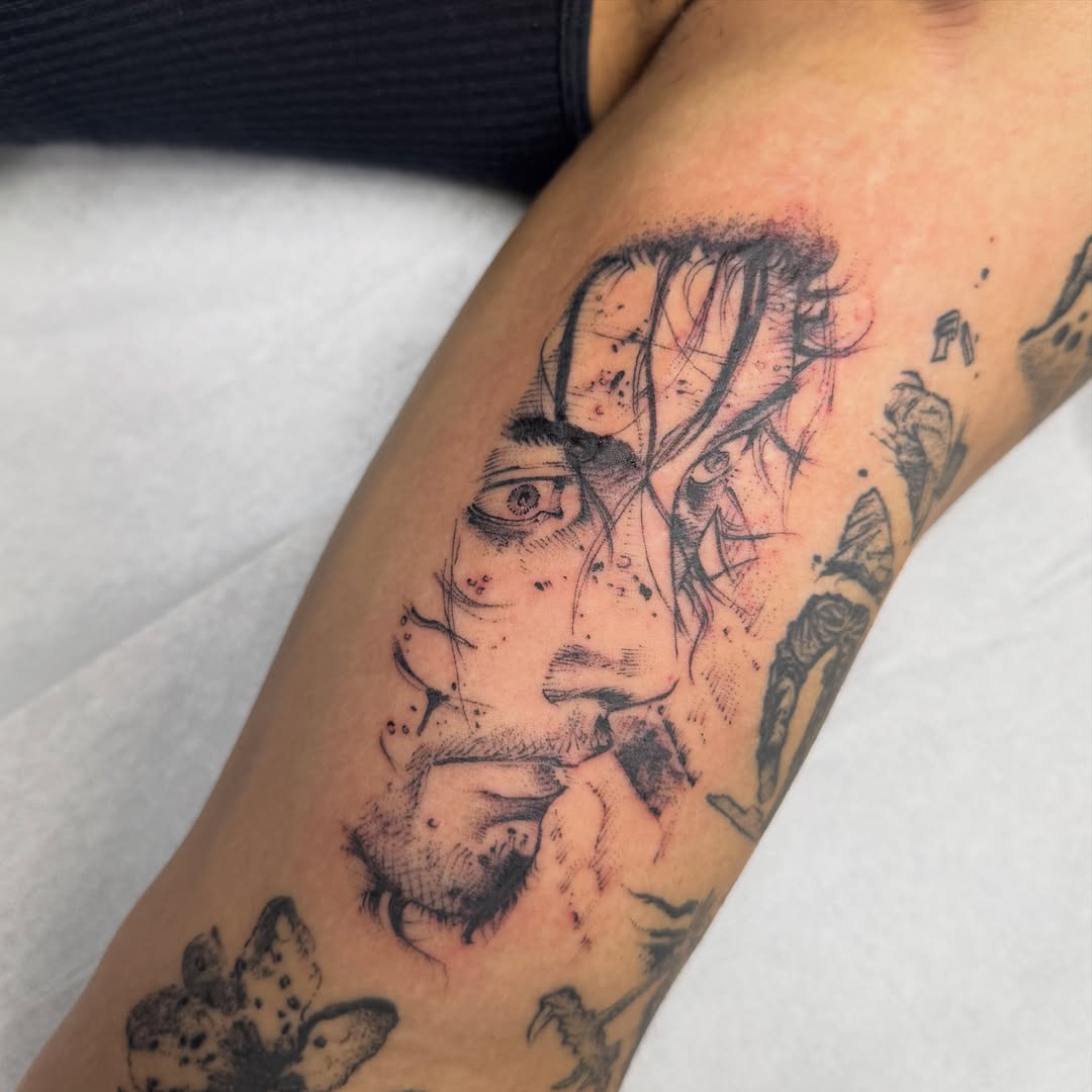 Tattoo by @neildoestattoos — illustrative, black_and_grey