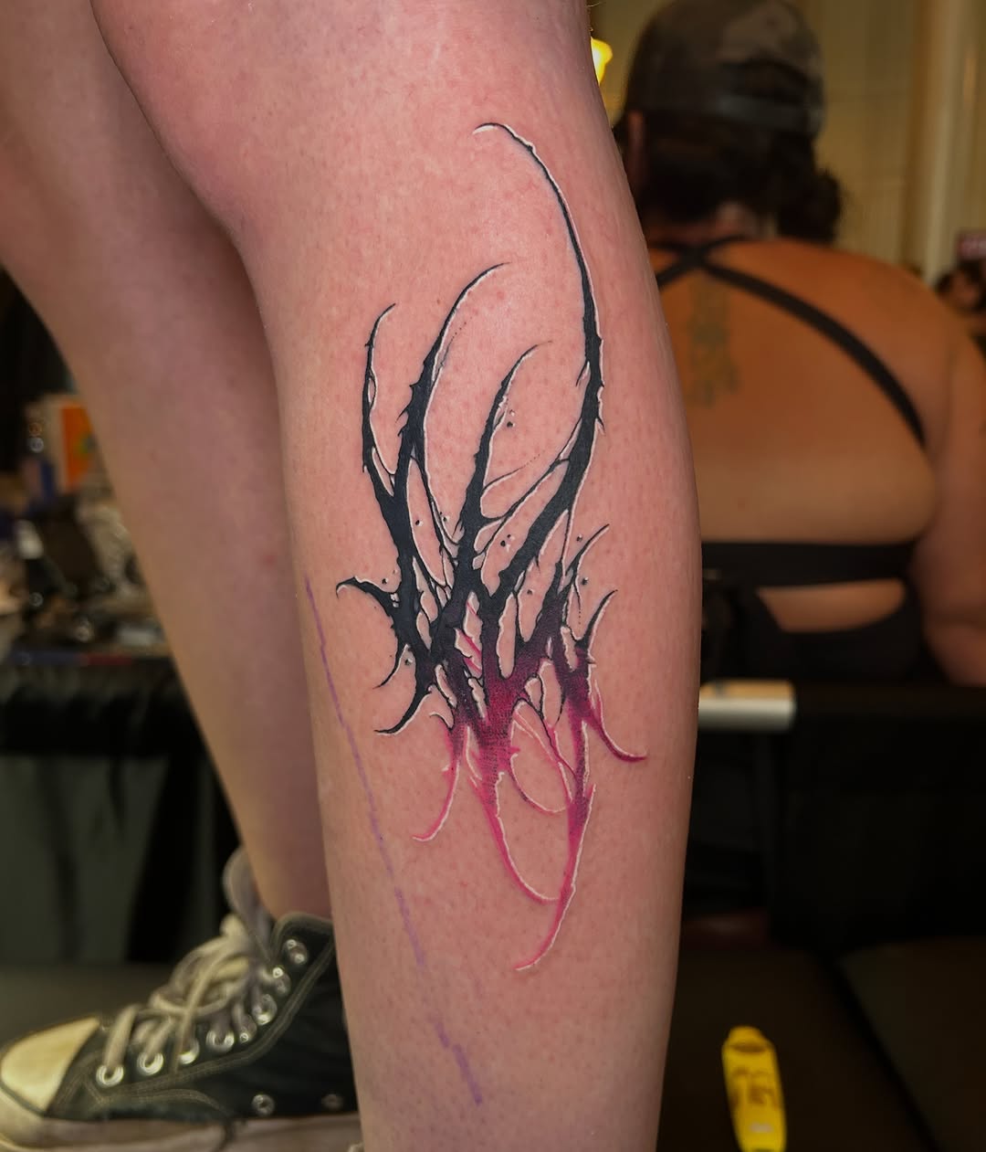 Tattoo by @charlld0 โ blackwork, trash_polka
