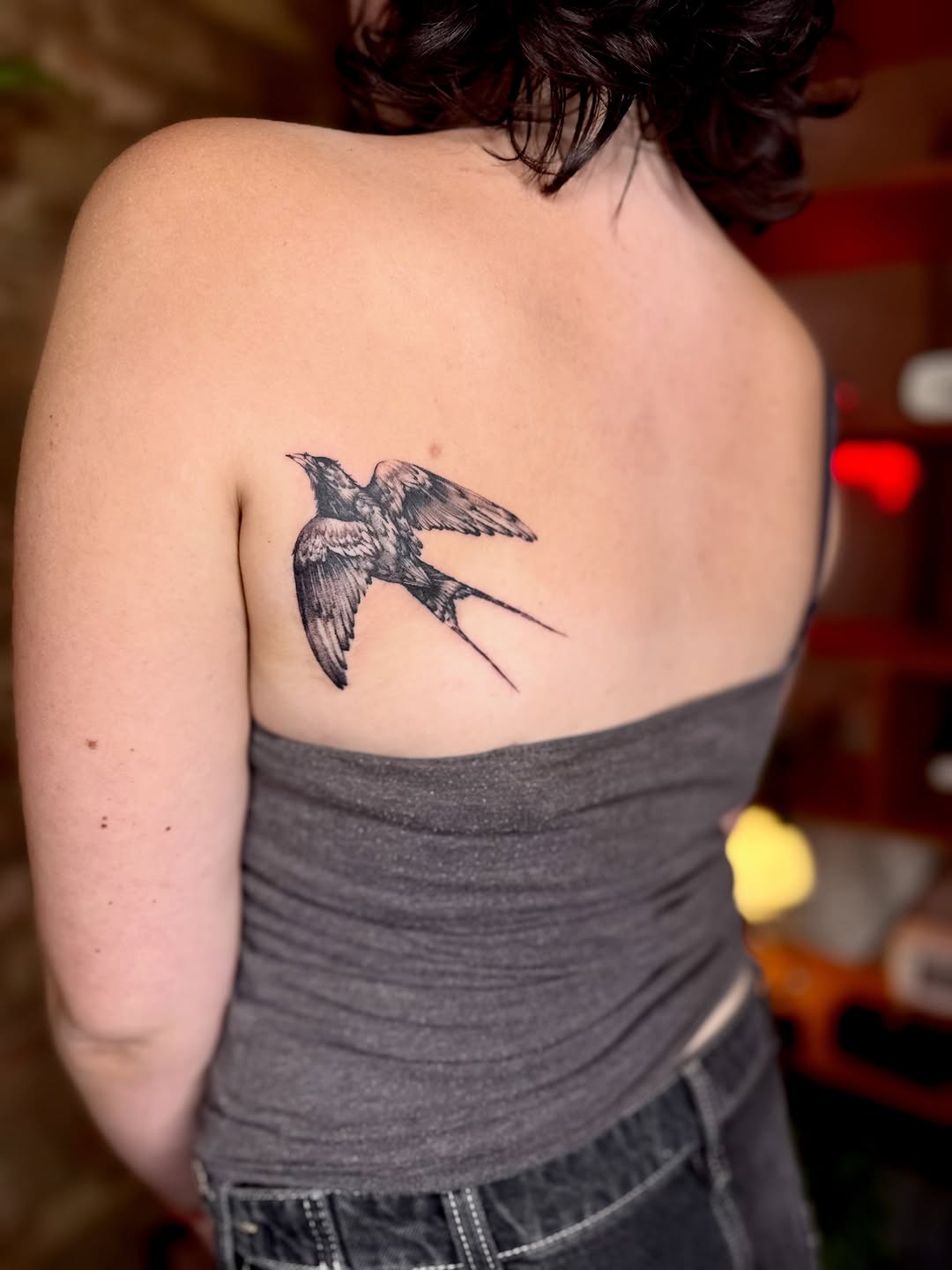Tattoo by @passthesaltbitch โ realism, black_and_grey