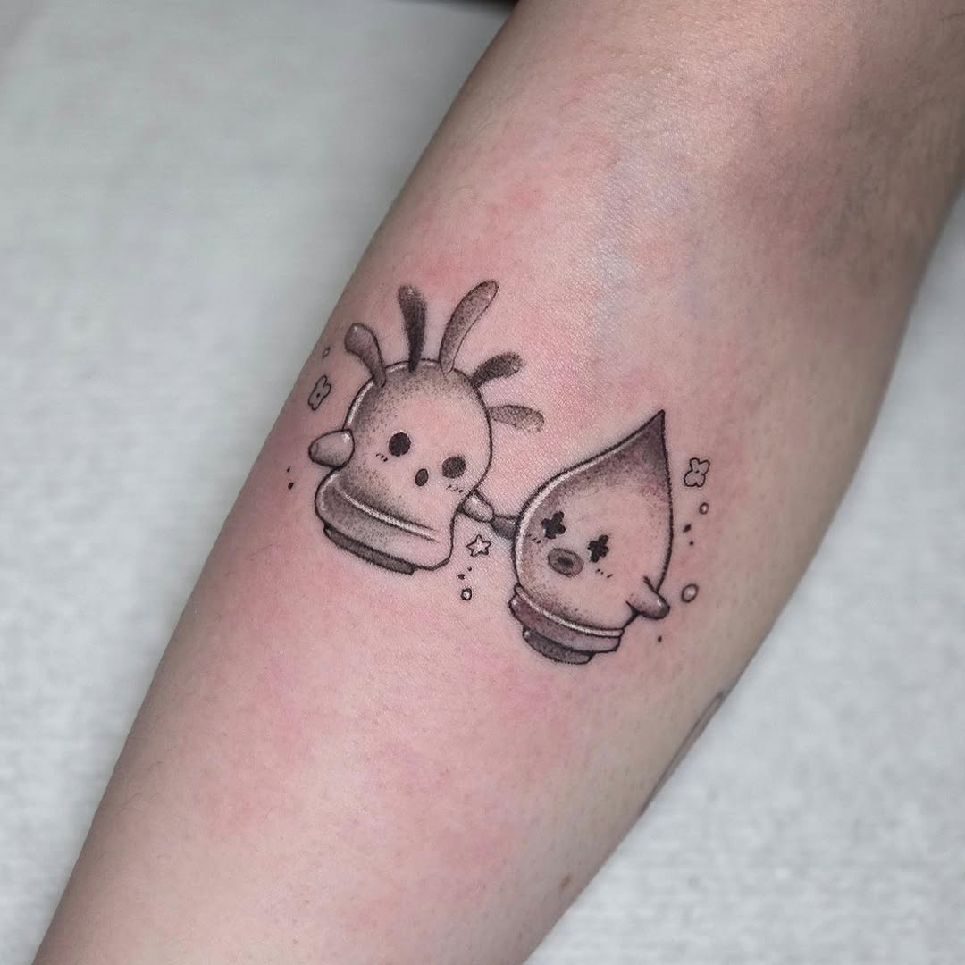 Tattoo by @janinks β fine_line, black_and_grey