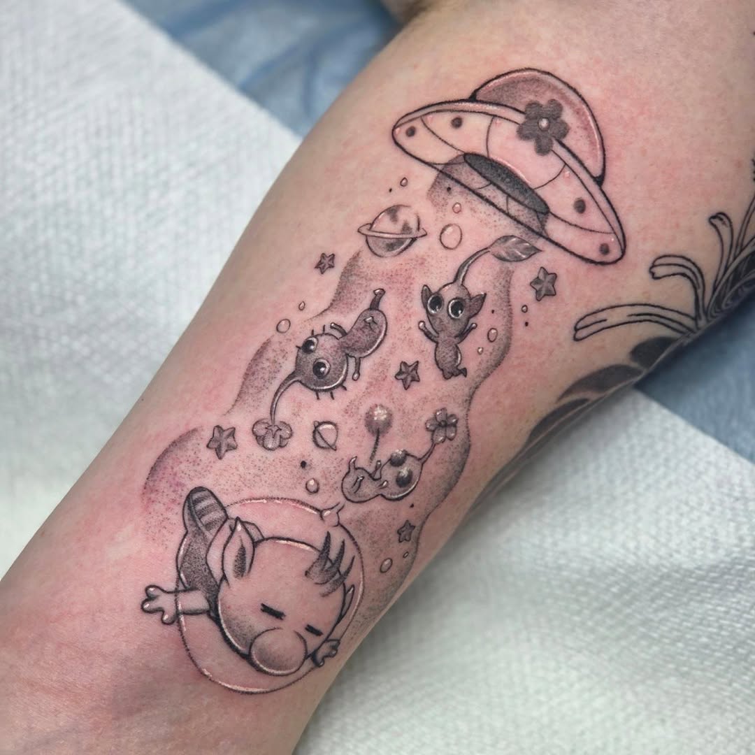 Tattoo by @janinks β new_school, illustrative