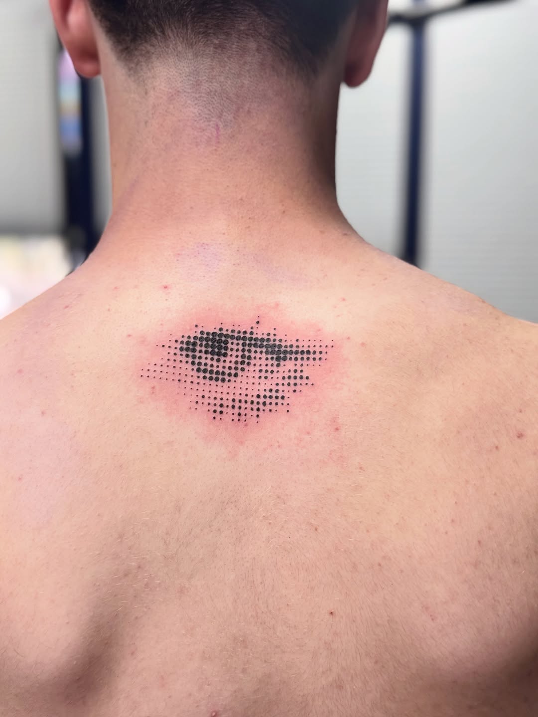 Tattoo by @beth.tattooink — dotwork, black_and_grey