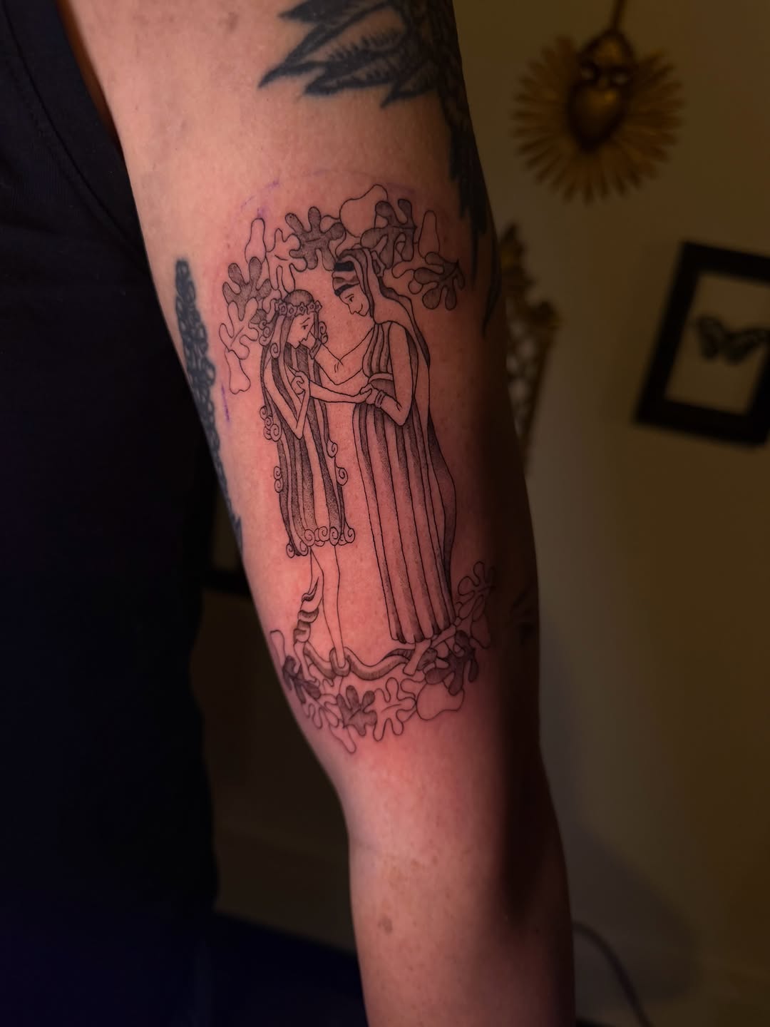 Tattoo by @ava_defalco — illustrative