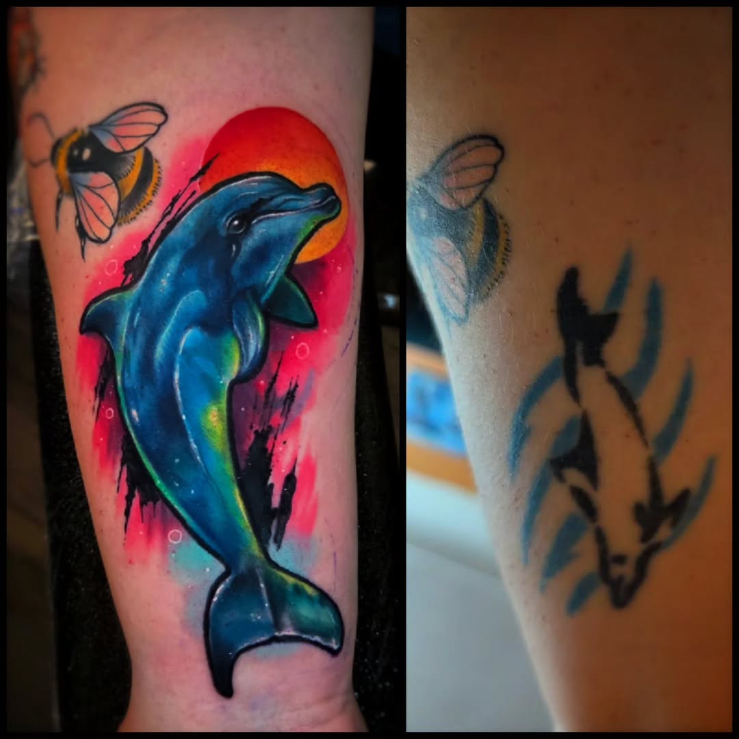 Tattoo by @victor_hatch_tattoos — new_school, watercolor