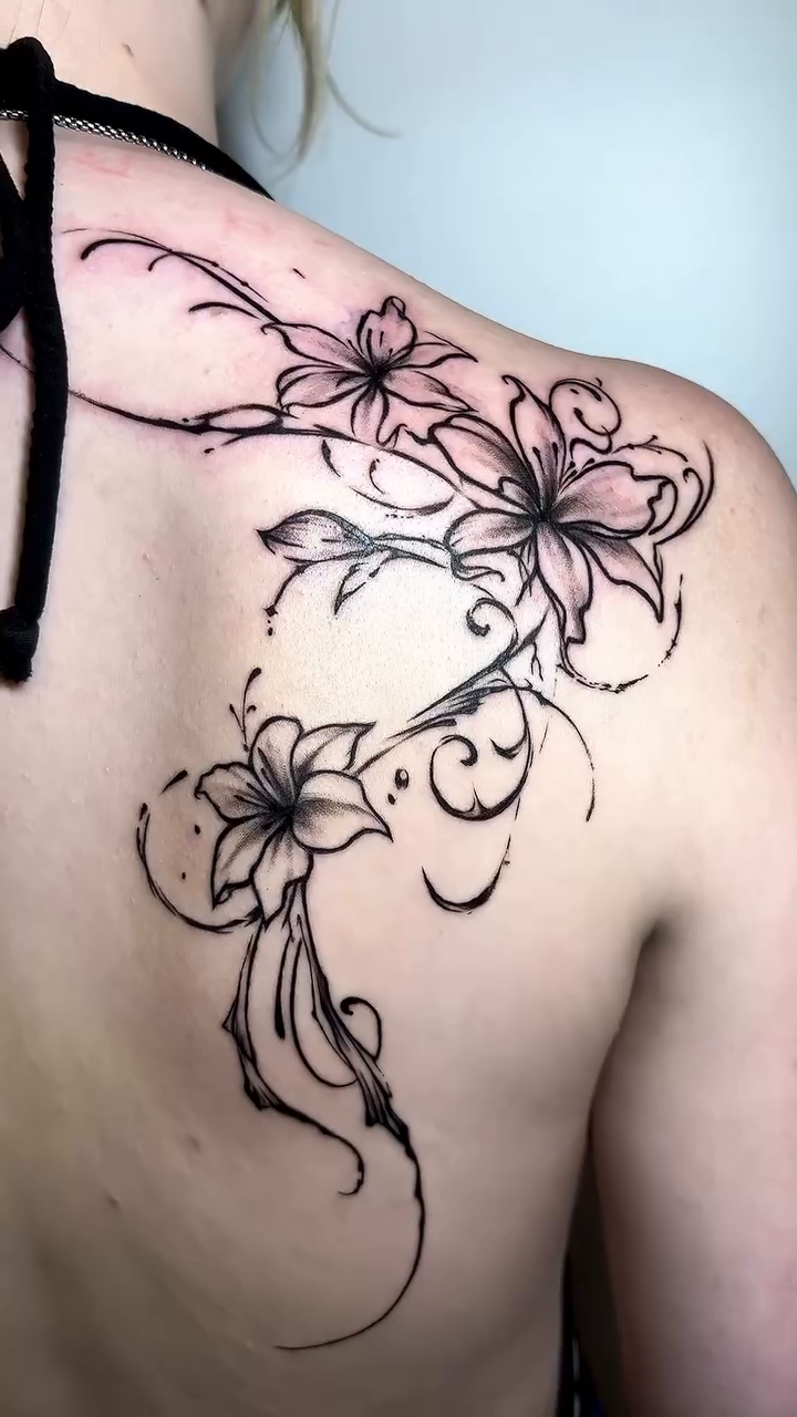 Tattoo by @seoulful_inc — fine_line, black_and_grey