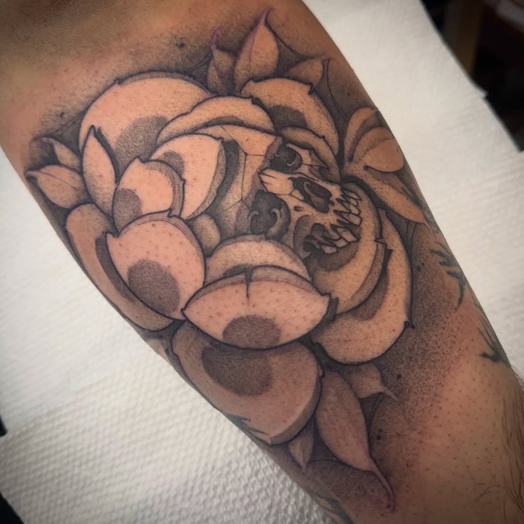 Tattoo by @tattoosbyskip — black_and_grey, realism