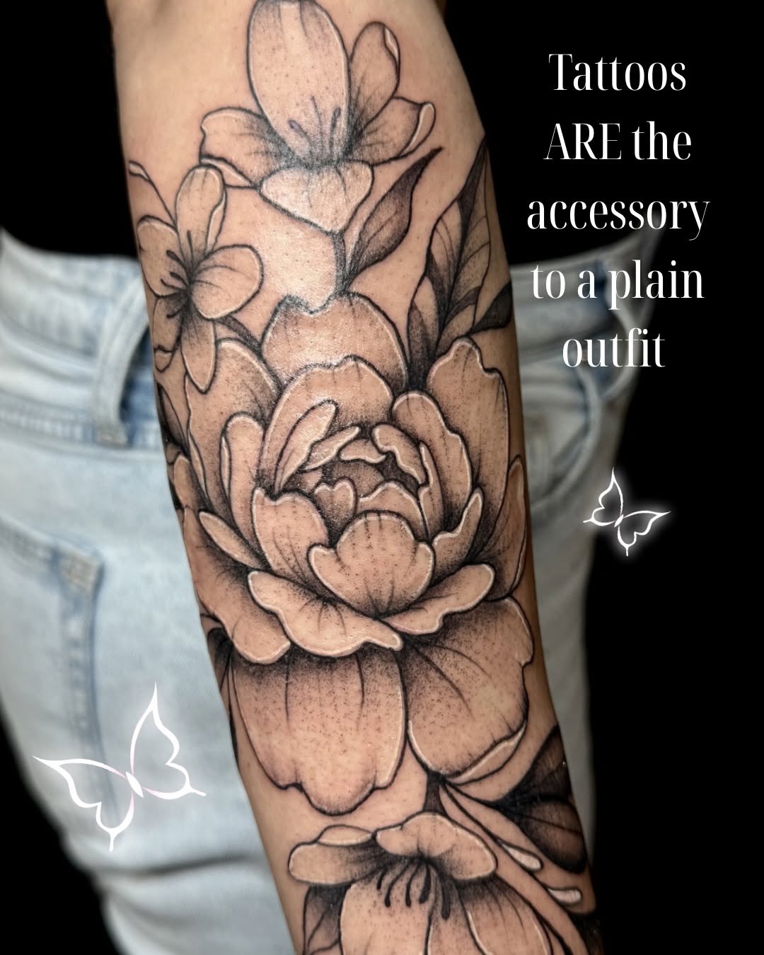 Tattoo by @needlemami β black_and_grey, fine_line