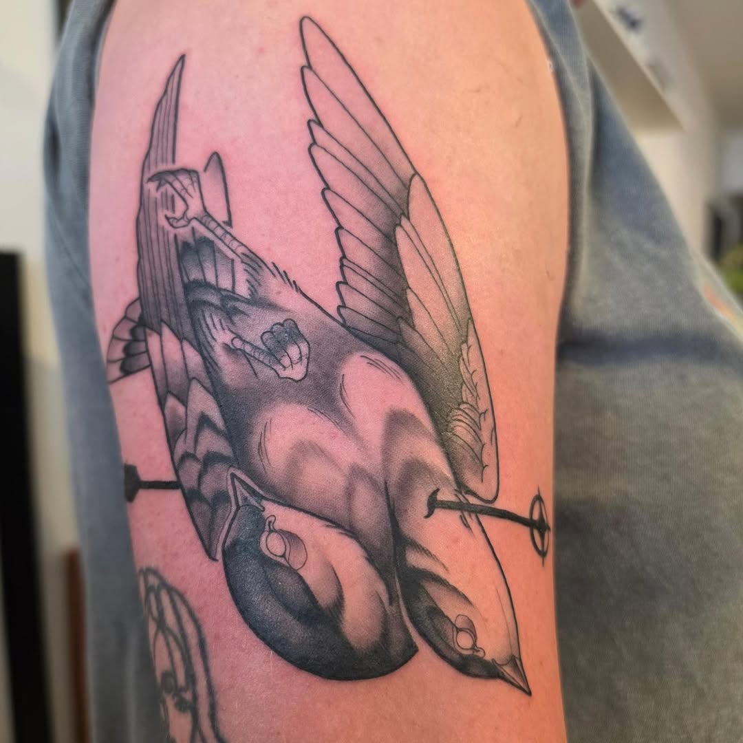 Tattoo by @sawchukart — realism, black_and_grey