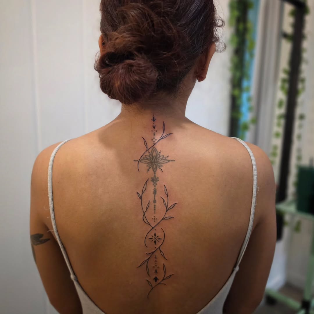 Tattoo by @ivy_inks — fine_line, ornamental