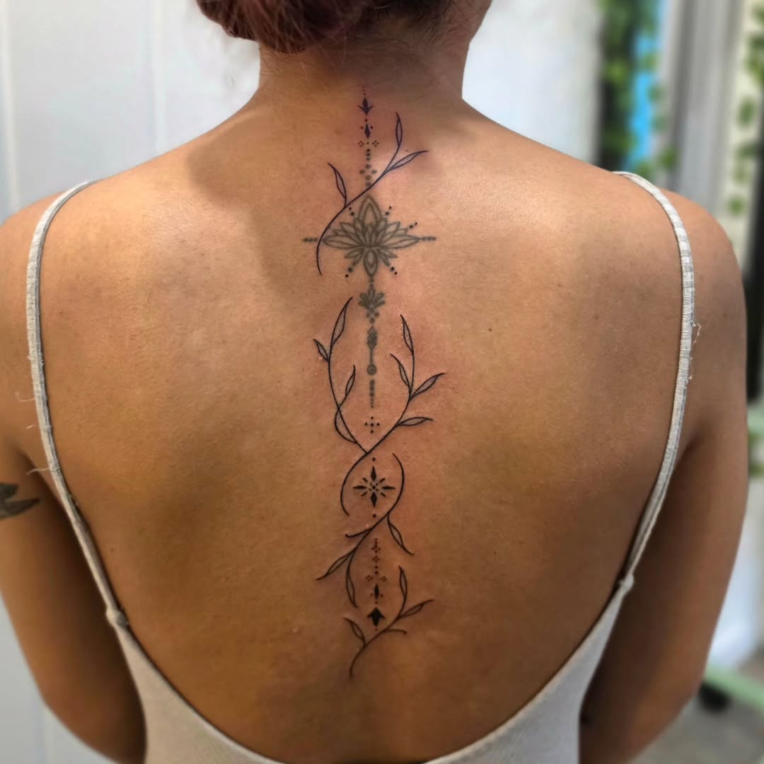 Tattoo by @ivy_inks — fine_line, ornamental