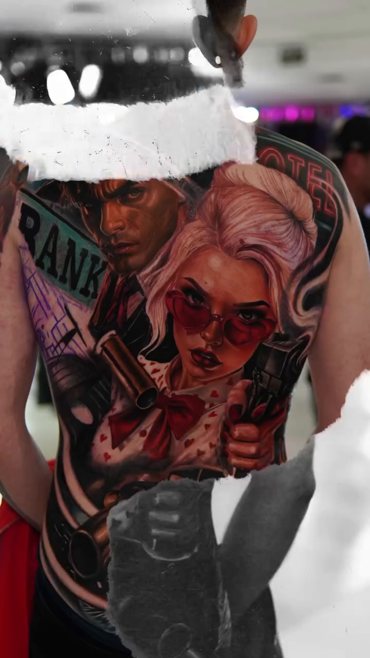Tattoo by @big_c._tattoos — realism, trash_polka