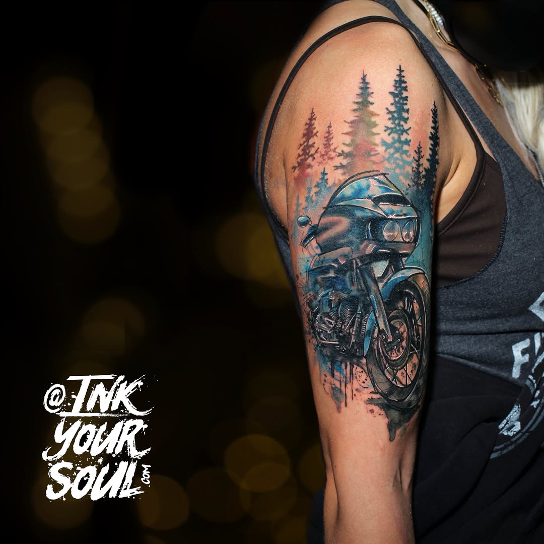 Tattoo by @inkyoursoul — realism, watercolor
