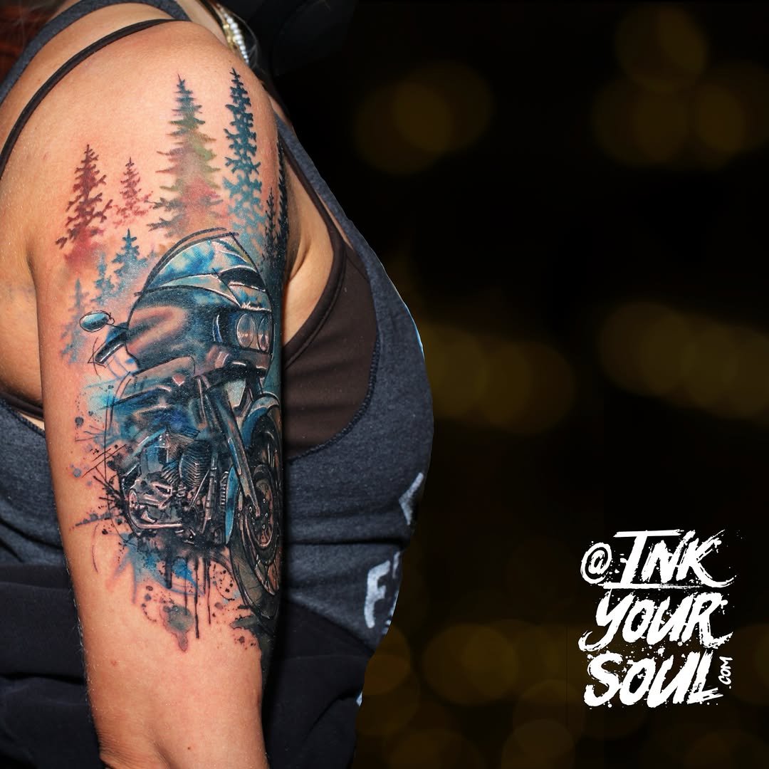 Tattoo by @inkyoursoul — realism, watercolor