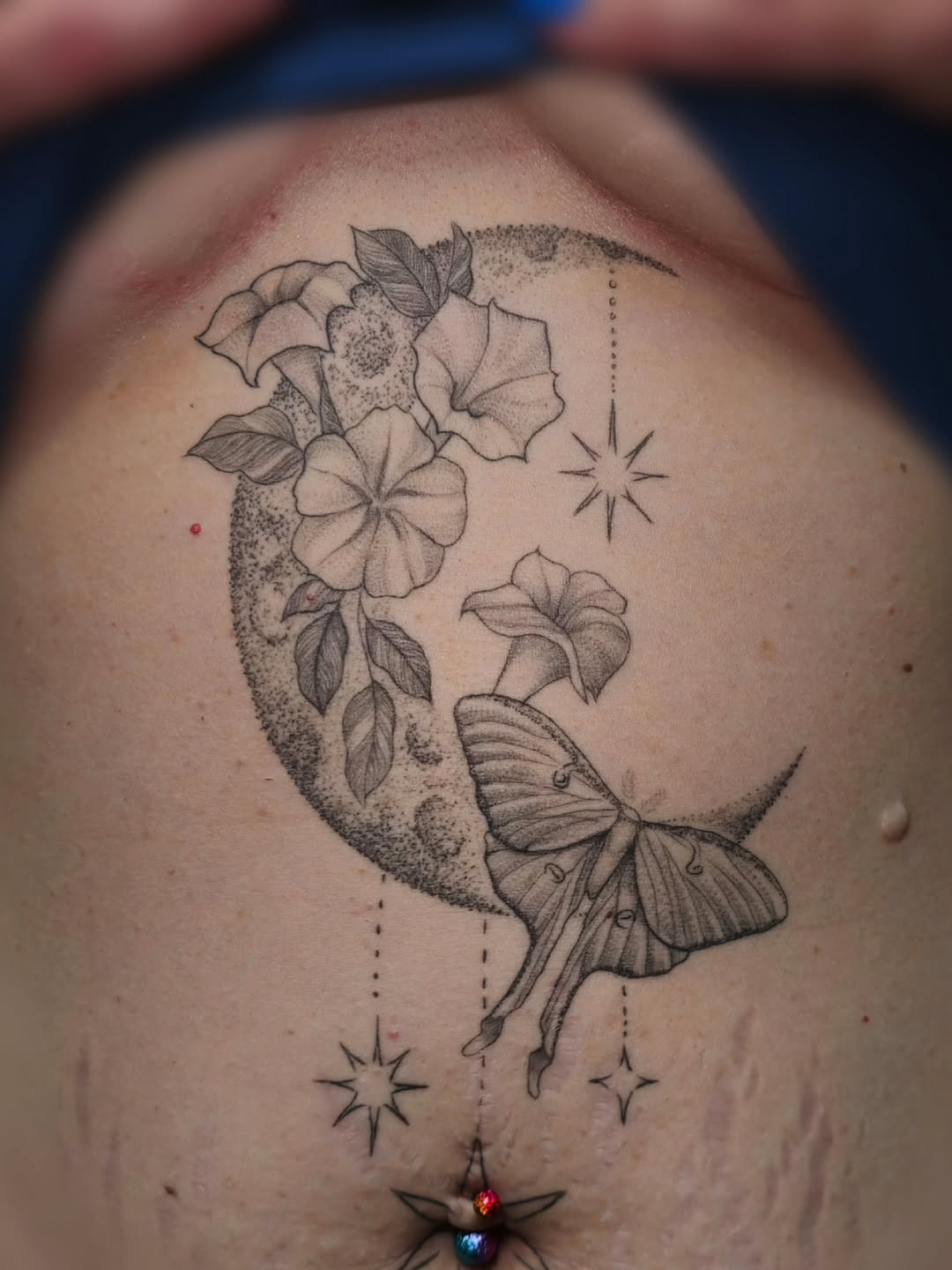 Tattoo by @talia_tattoo_ — fine_line, dotwork