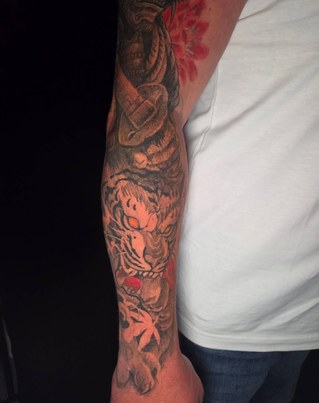 Tattoo by @jm.inkart — japanese_irezumi, black_and_grey