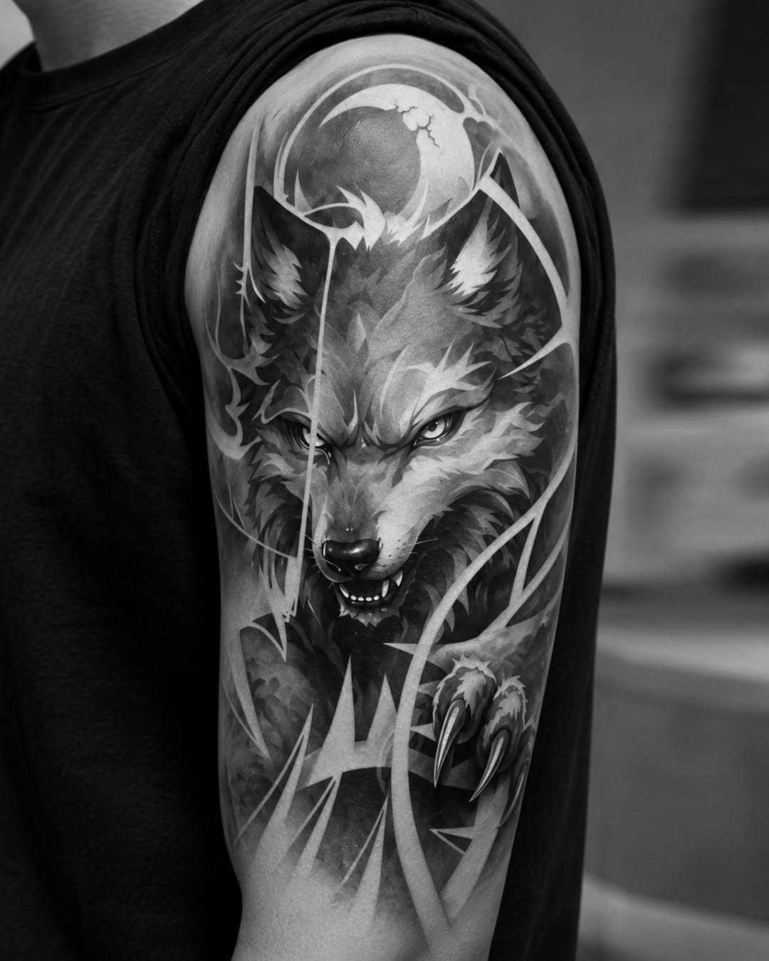 Tattoo by @dokdan.tt — realism, black_and_grey