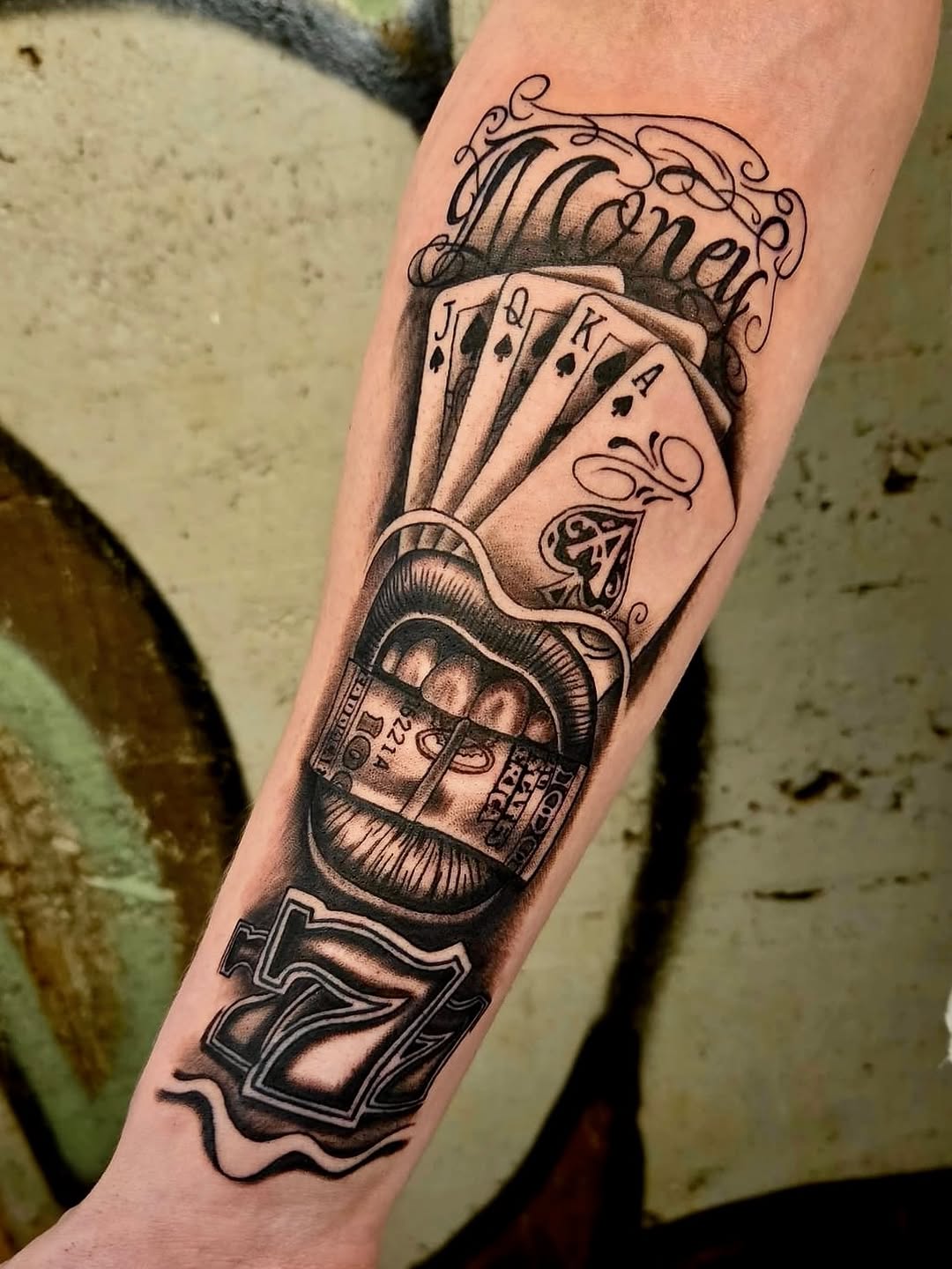 Tattoo by @hutch_tat β chicano, lettering_script