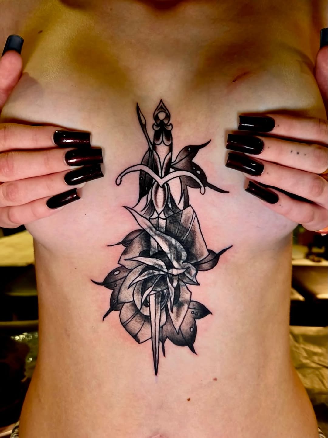 Tattoo by @hutch_tat β black_and_grey, neo_traditional