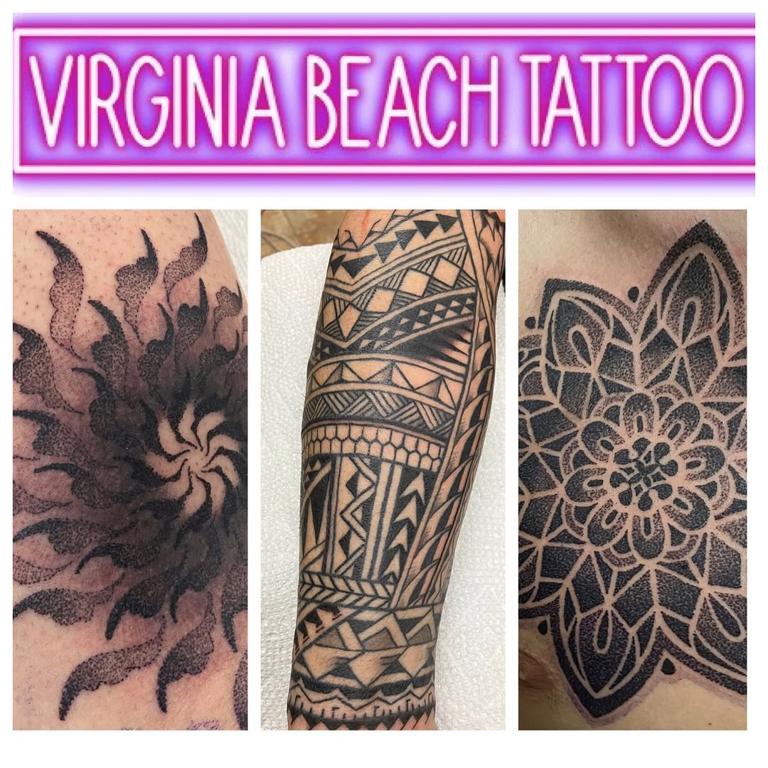 Tattoo by @bystevemartin — dotwork, geometric