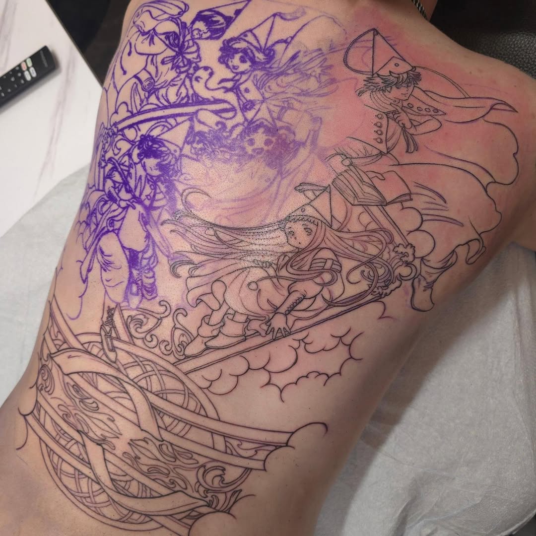 Tattoo by @littleshadowtattoos — anime
