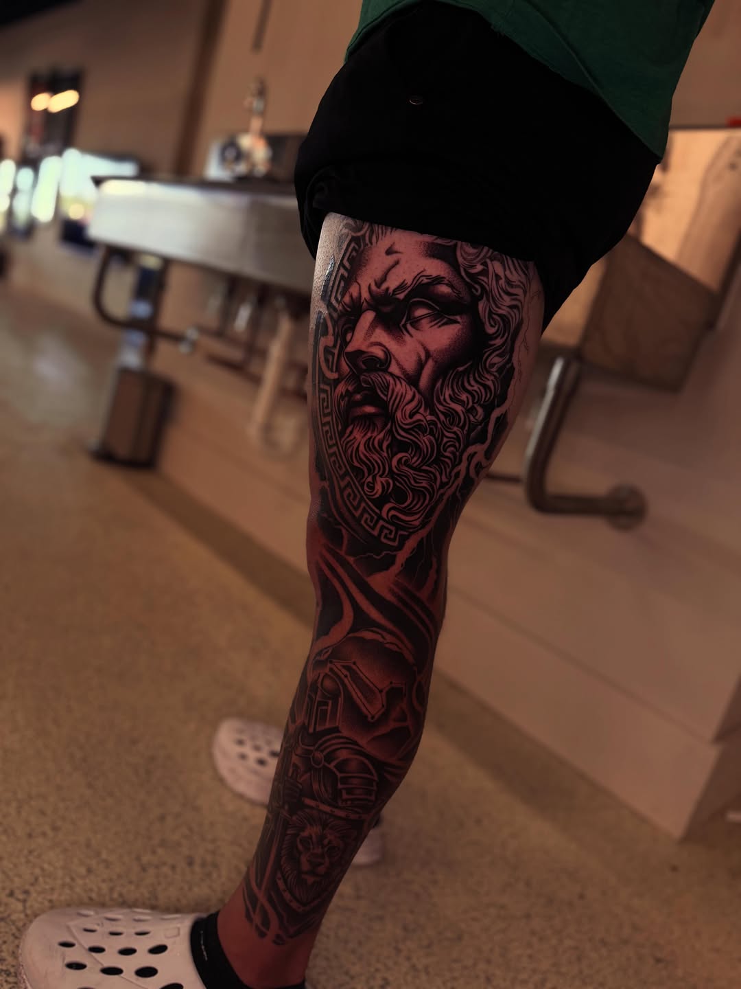Tattoo by @dallasdiorio — realism, black_and_grey