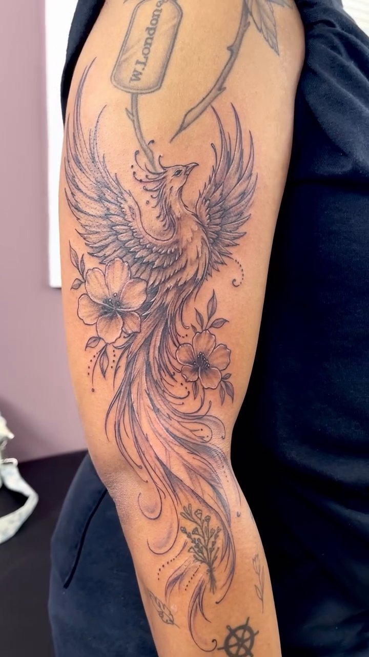 Tattoo by @inknpaint.society โ black_and_grey, realism