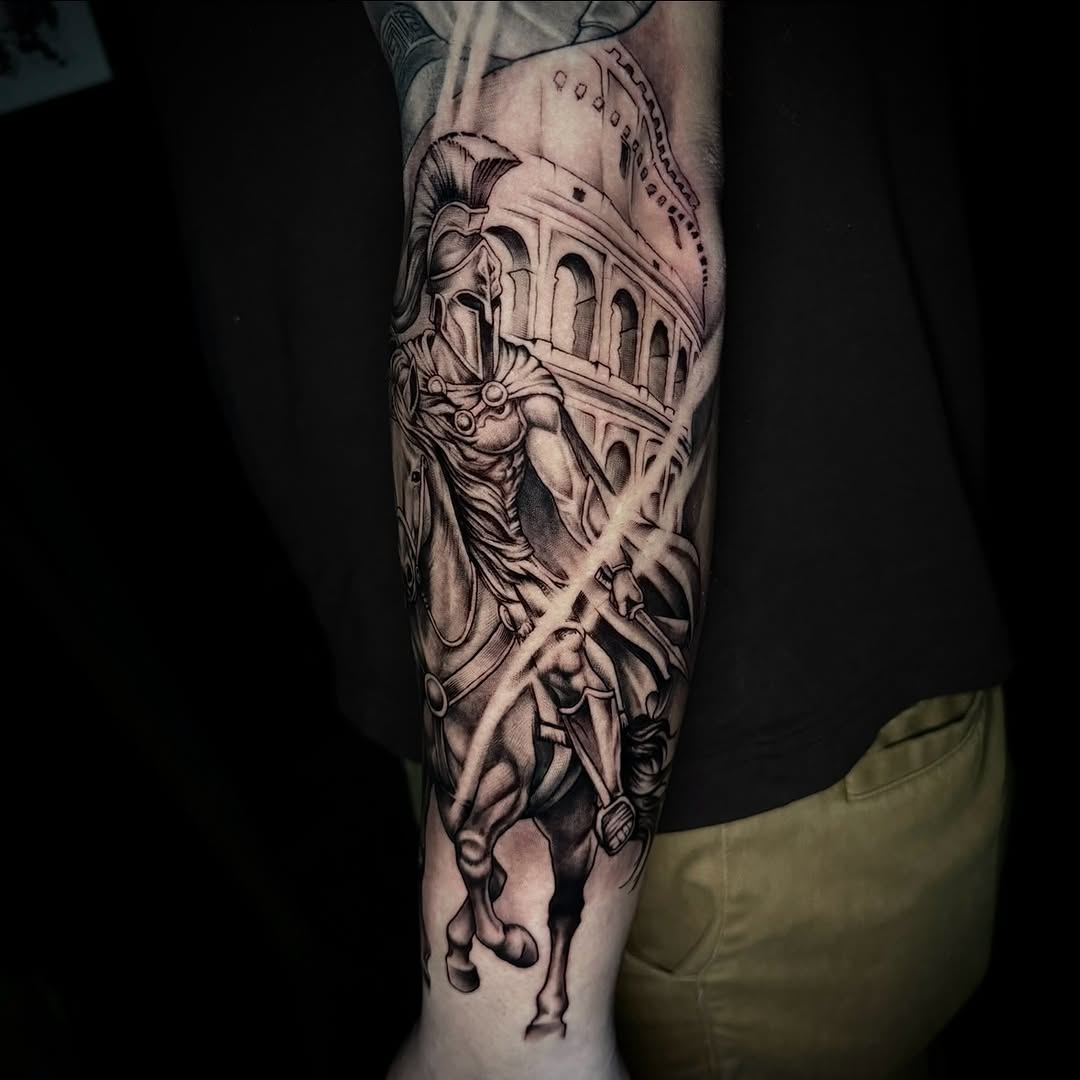 Tattoo by @corycabletattoos โ realism, black_and_grey