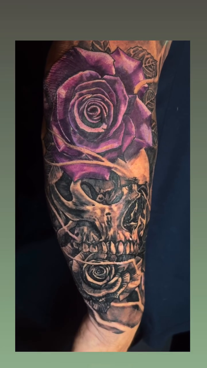 Tattoo by @tonywhodoestattoos — realism, black_and_grey