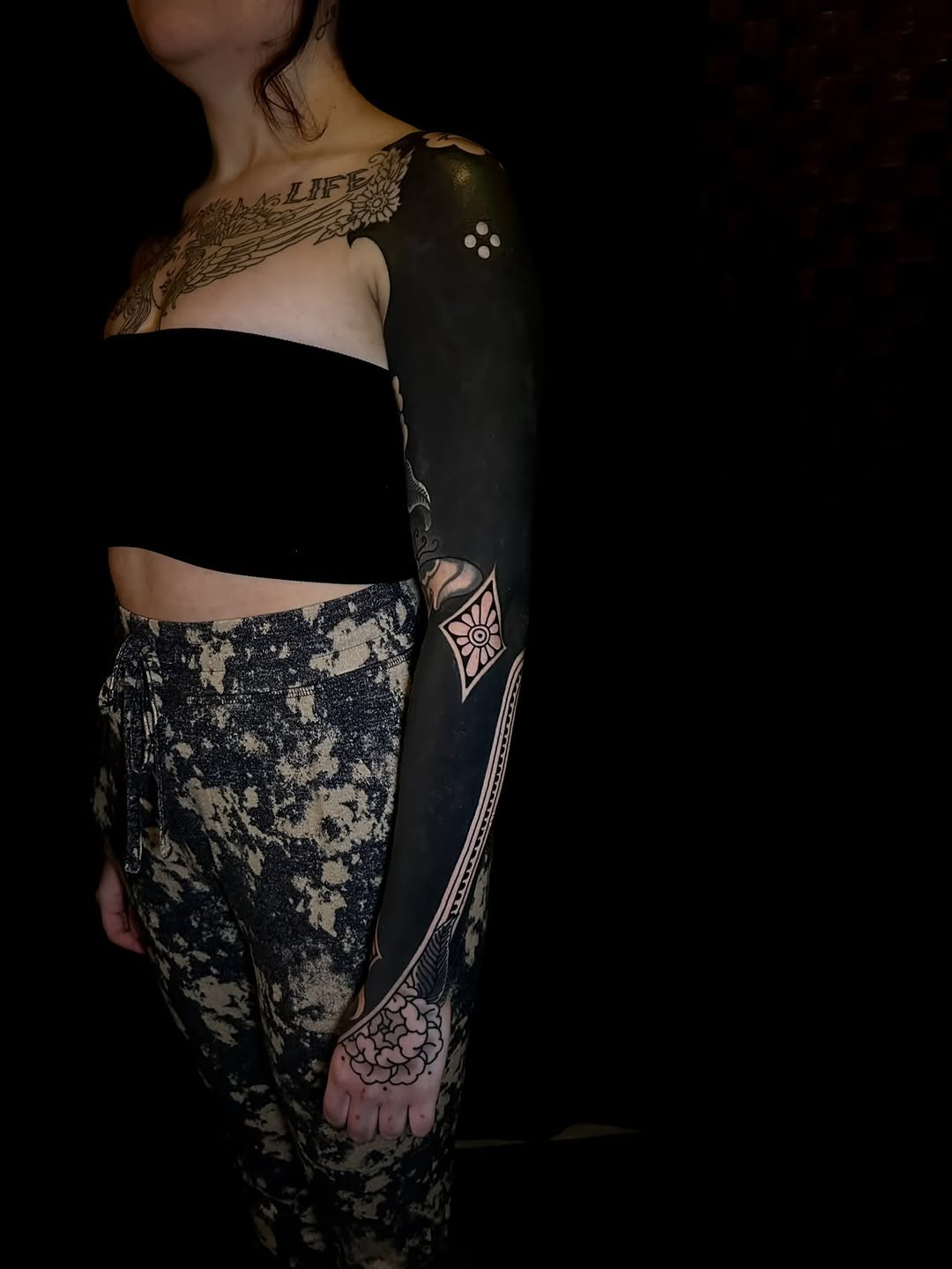 Tattoo by @meanoldtim — blackwork, ornamental