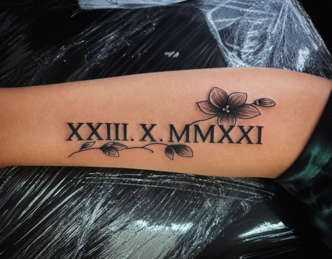 Tattoo by @midnight.panda.ink — lettering_script, fine_line