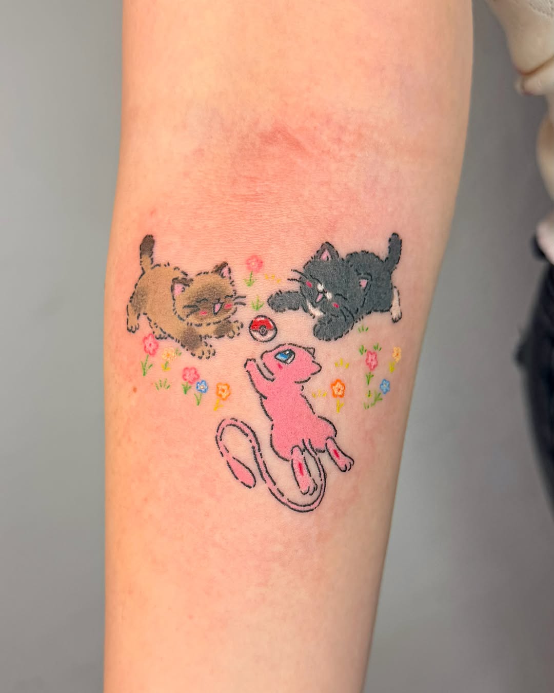 Tattoo by @yulmu._.tattoo β anime, fine_line