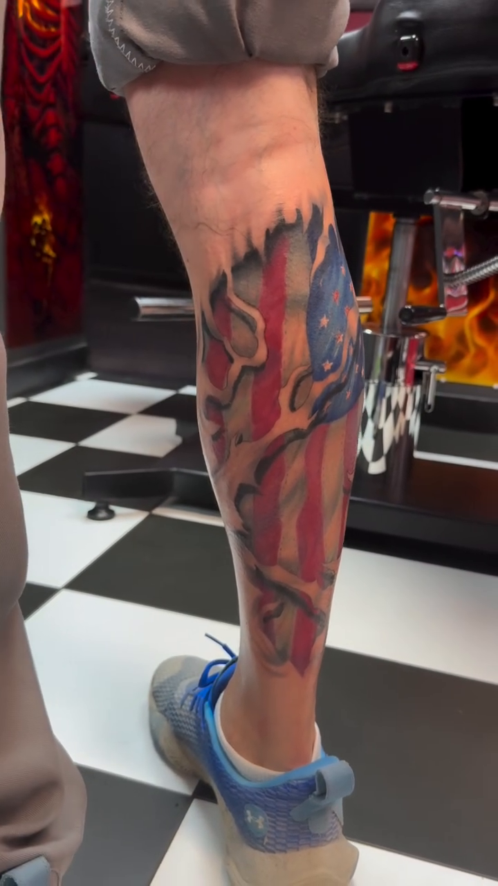 Tattoo by @inkandpaint551 — realism, trash_polka