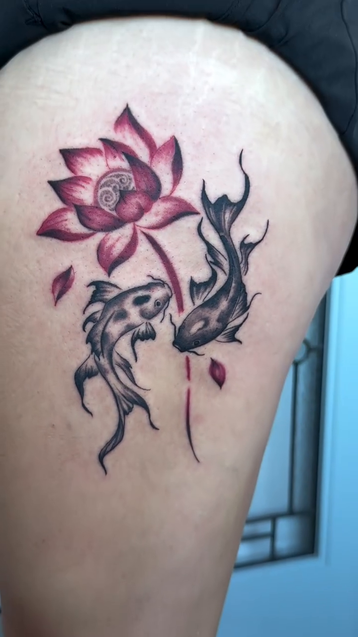Tattoo by @aj.tattoos.piercings — japanese_irezumi, fine_line