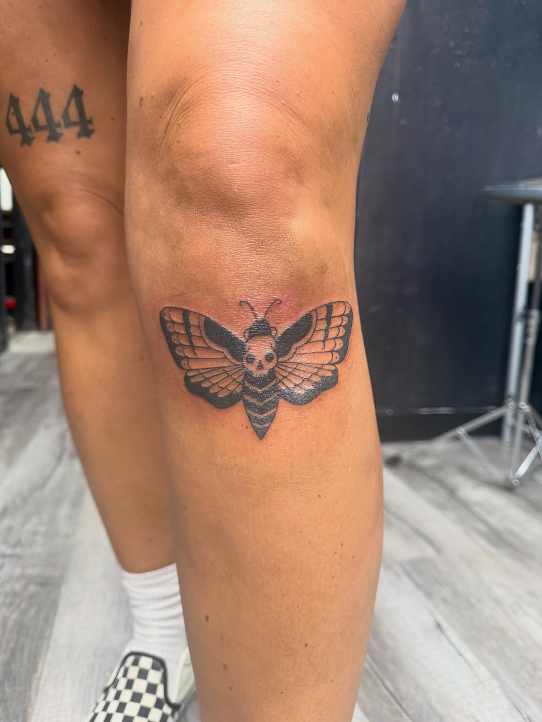 Tattoo by @haileysharpstabs โ black_and_grey, dark_realism