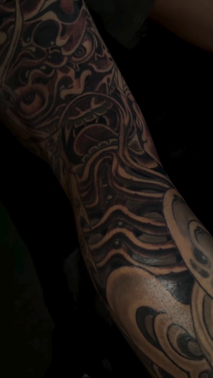 Tattoo by @tylerwhitlock10kwt — japanese_irezumi, black_and_grey