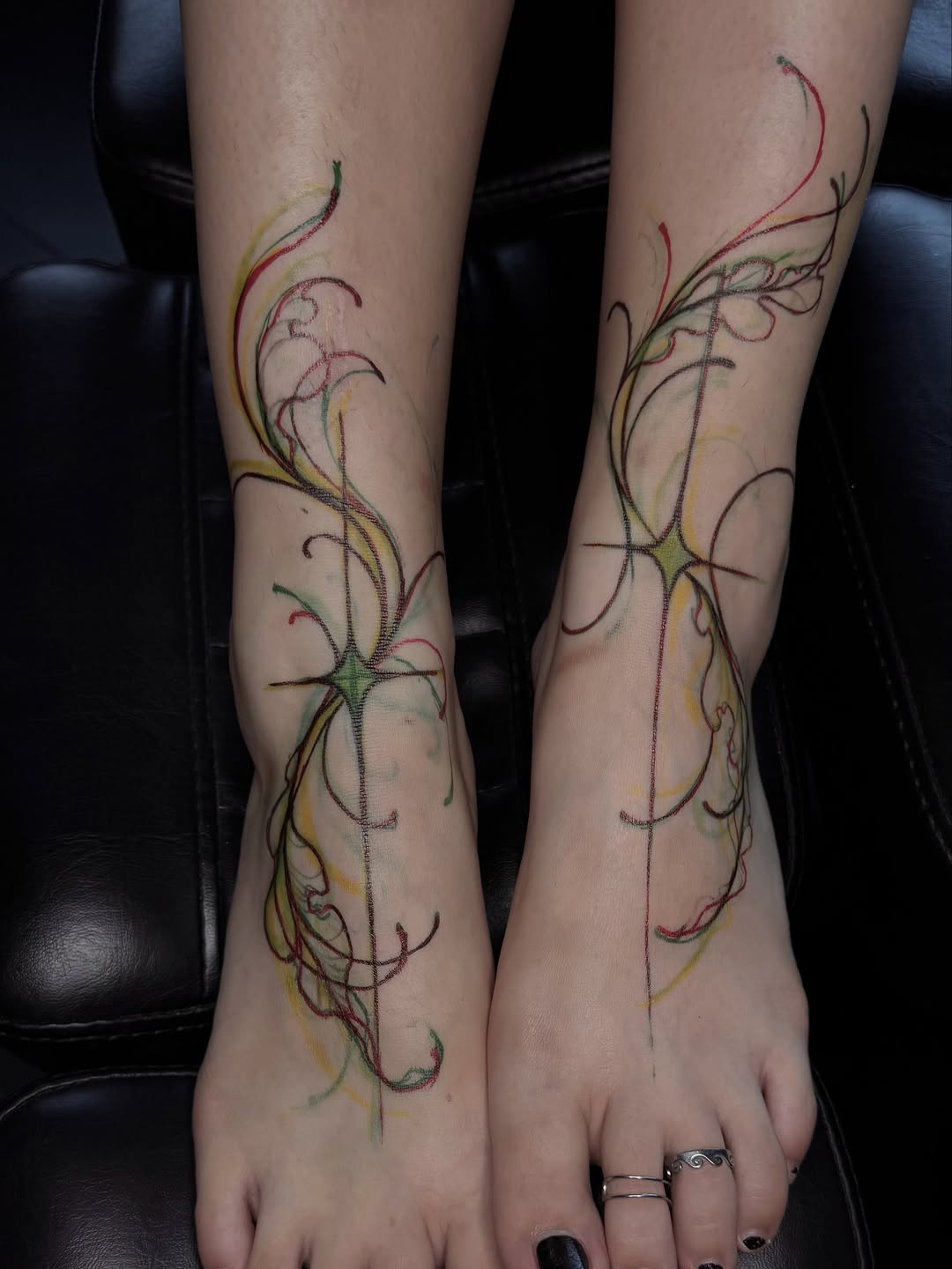 Tattoo by @dnatattoos_ — fine_line, watercolor