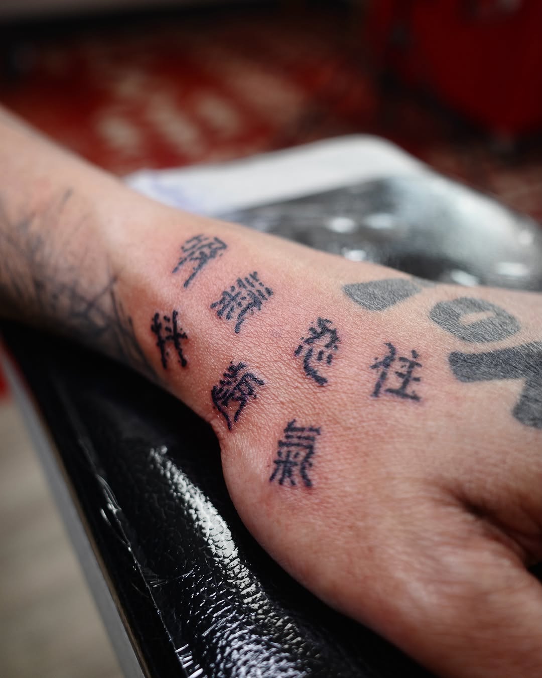 Tattoo by @takuu_tattoo — lettering_script