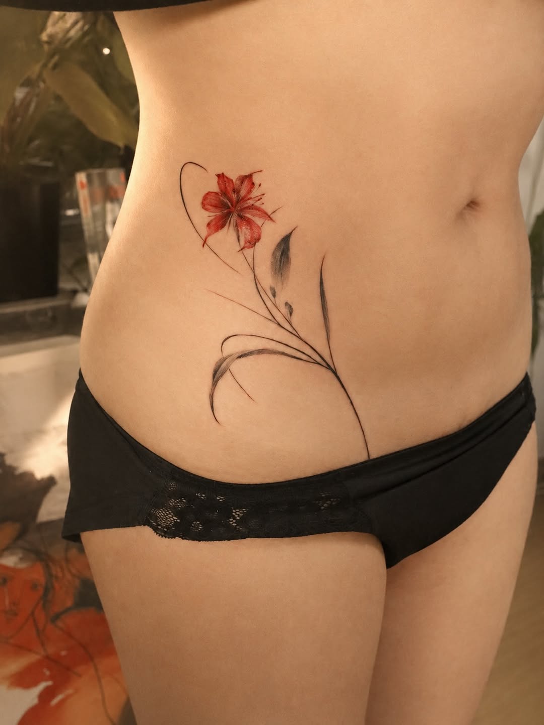 Tattoo by @haesol_ink β fine_line, watercolor
