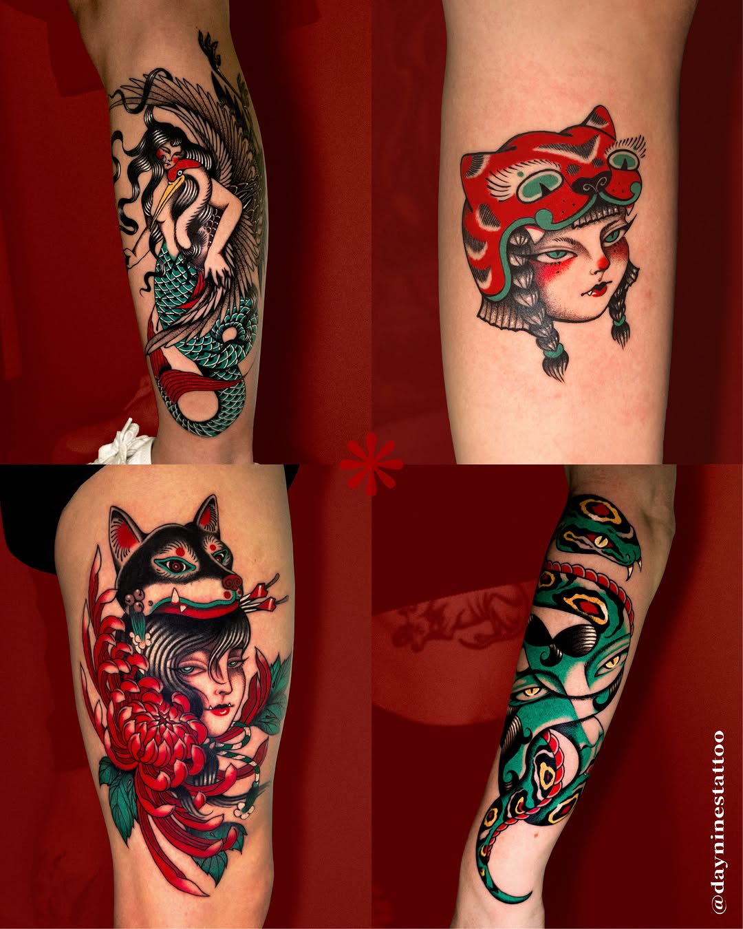 Tattoo by @jimmyyuen — japanese_irezumi, neo_traditional
