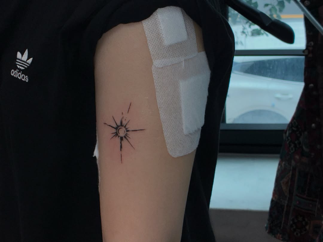 Tattoo by @8th.ho โ fine_line, minimalist